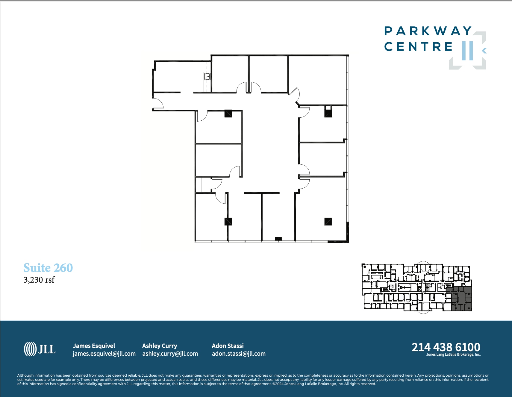 2805 Dallas Pkwy, Plano, TX à louer Plan d’étage– Image 1 sur 1