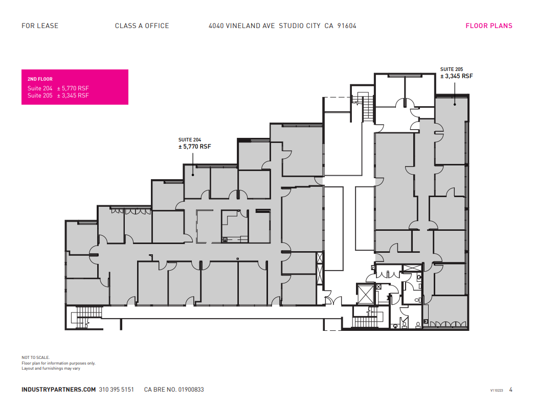 4040 Vineland Ave, Studio City, CA à louer Plan d’étage– Image 1 sur 1