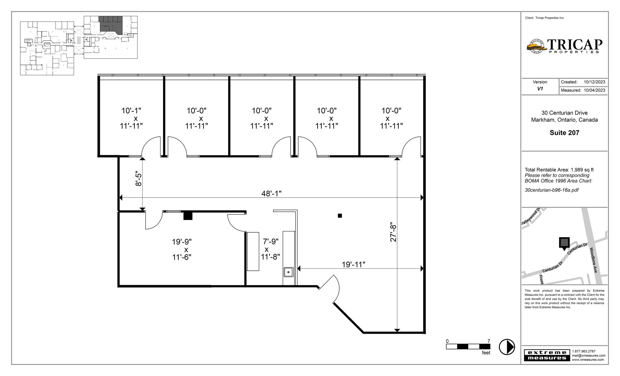 30 Centurian Dr, Markham, ON à louer Plan de site– Image 1 sur 1