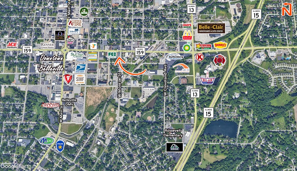 423 S Illinois St, Belleville, IL à vendre - Photo de l’immeuble – Image 2 sur 6