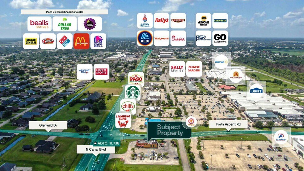 700 N Canal Blvd, Thibodaux, LA à vendre - Photo de l’immeuble – Image 2 sur 3