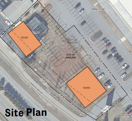 251 Service Bay Rd, Mauldin, SC à louer - Plan de site – Image 2 sur 2