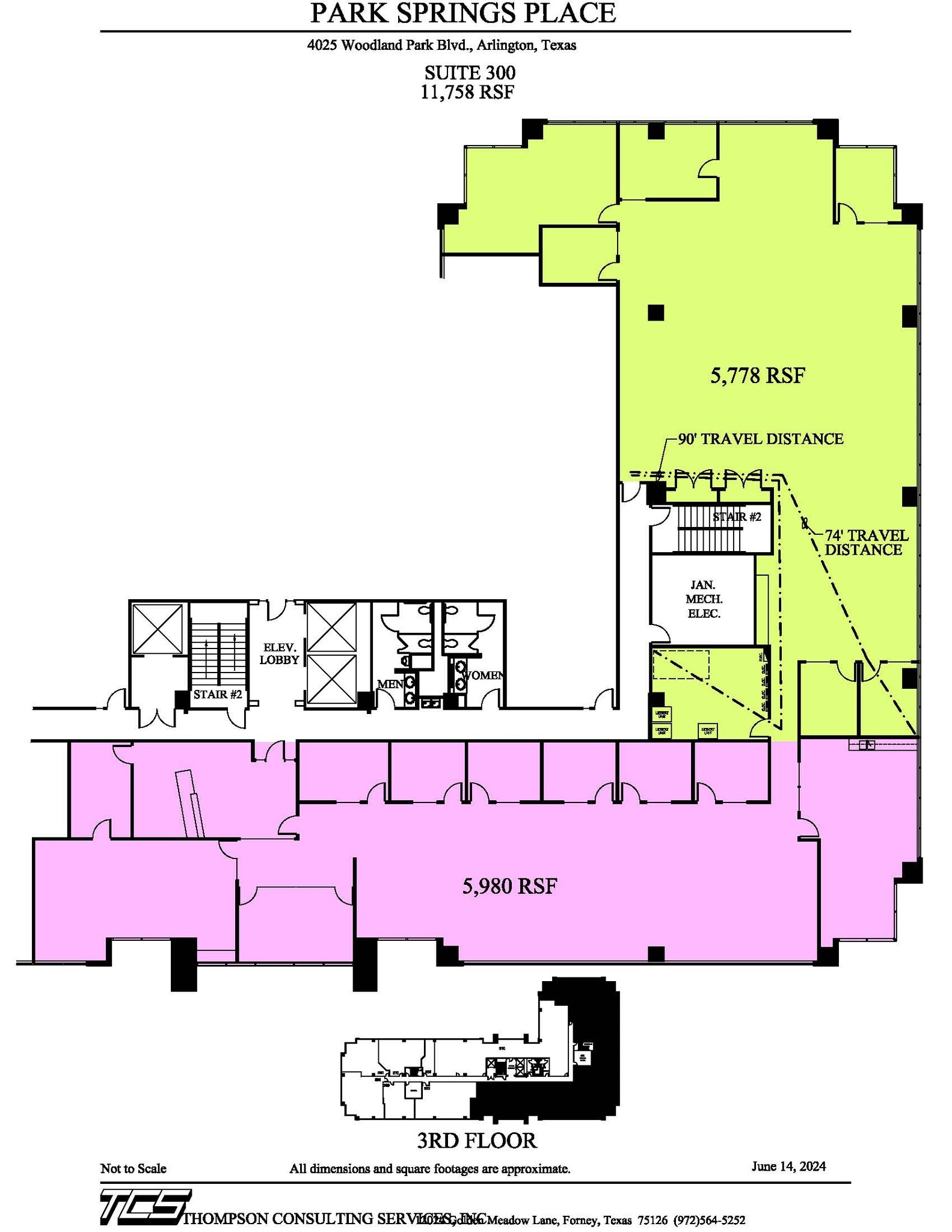 4025 Woodland Park Blvd, Arlington, TX à louer Plan d’étage– Image 1 sur 1