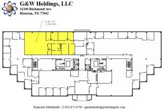 11200 Richmond Ave, Houston, TX à louer Plan d’étage– Image 1 sur 1