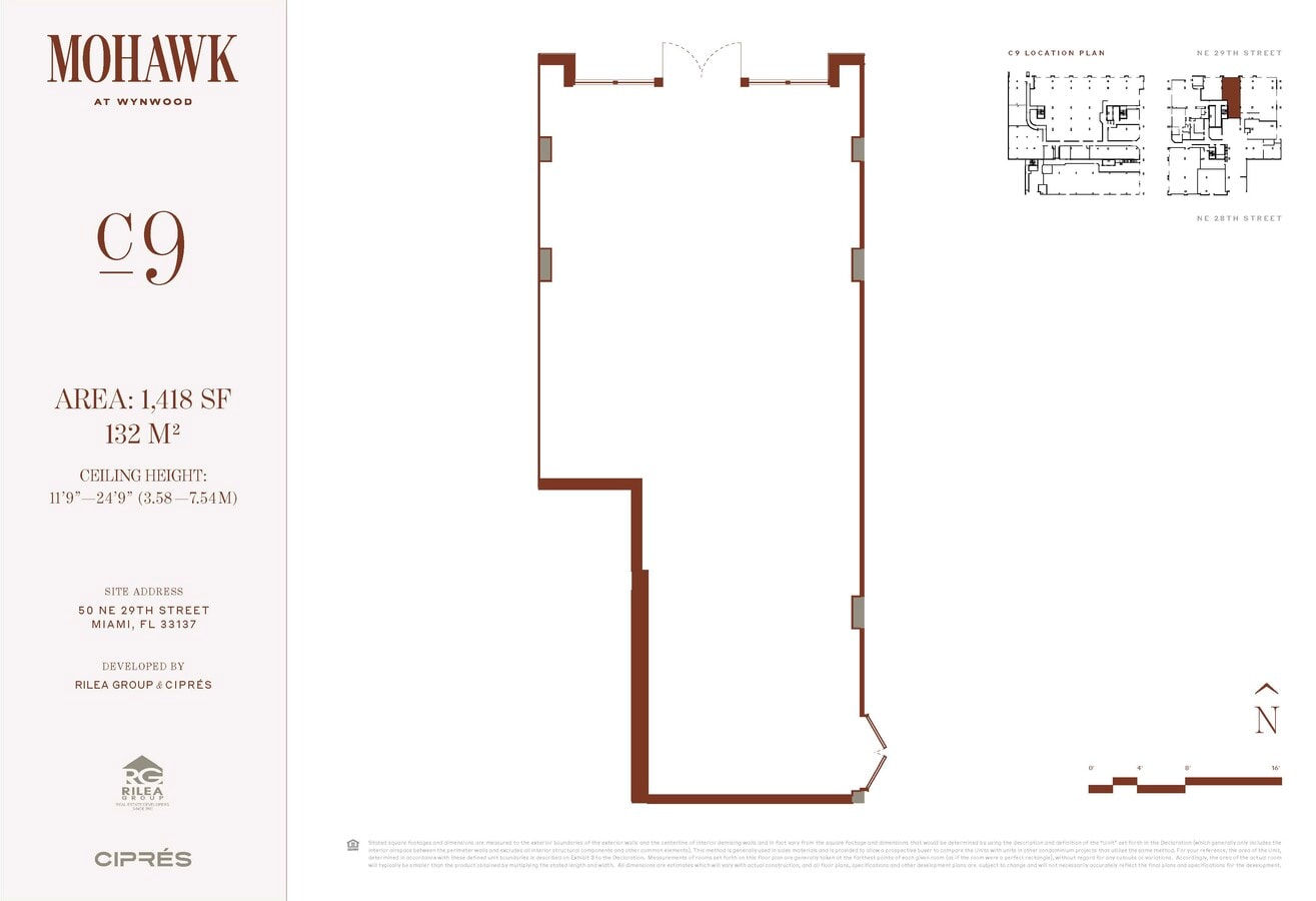 50 NE 29th St, Miami, FL 33137 - Lot C-9 -  - Plan d’étage - Image 1 of 1