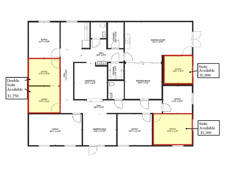 561 Fieldcrest Dr, The Villages, FL à louer - Plan d’étage – Image 2 sur 13