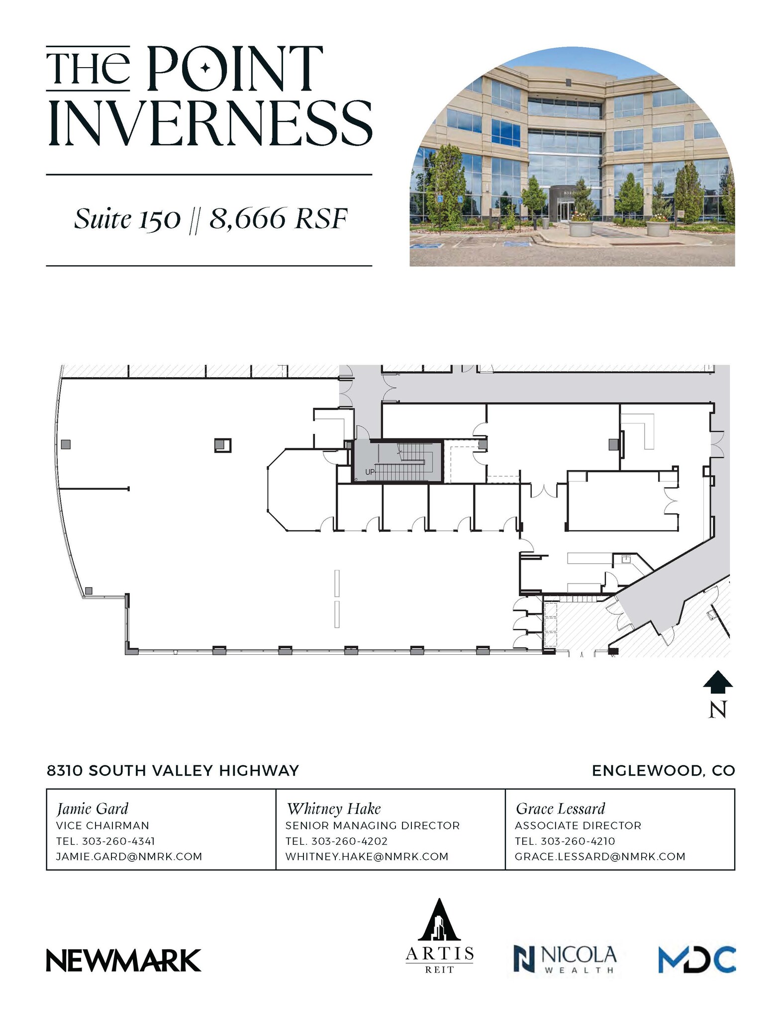 8310 S Valley Hwy, Englewood, CO à louer Plan d’étage– Image 1 sur 4
