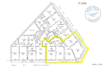 11 Rue De Châteaudun, Paris à louer Plan d’étage– Image 1 sur 1