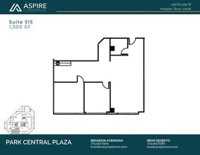 1111 N Loop W, Houston, TX à louer Plan d’étage– Image 1 sur 2
