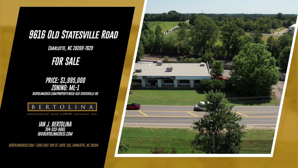 9616 Old Statesville Rd, Charlotte, NC à vendre - Vidéo sur l’annonce professionnelle – Image 2 sur 18