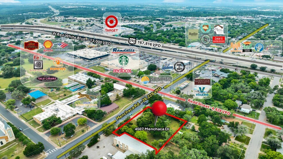 4507 Menchaca Rd, Austin, TX à louer - Photo de l’immeuble – Image 1 sur 3