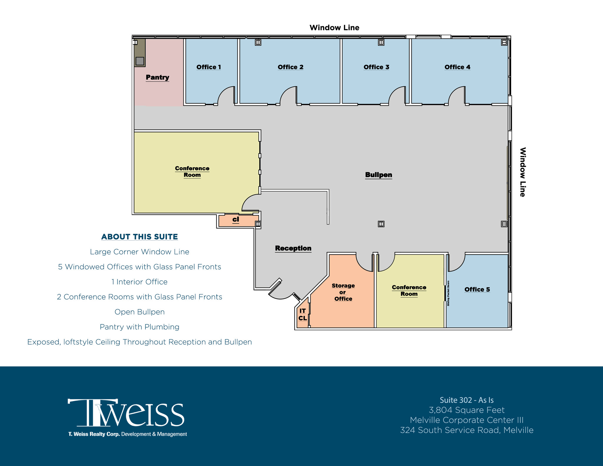 324 S Service Rd, Melville, NY à louer Plan d’étage– Image 1 sur 8