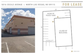 5016 Cecile Ave, Las Vegas, NV à louer Plan de site– Image 2 sur 4