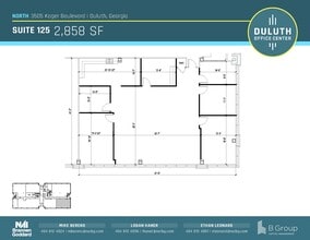3505 Koger Blvd, Duluth, GA à louer Plan d’étage– Image 1 sur 1