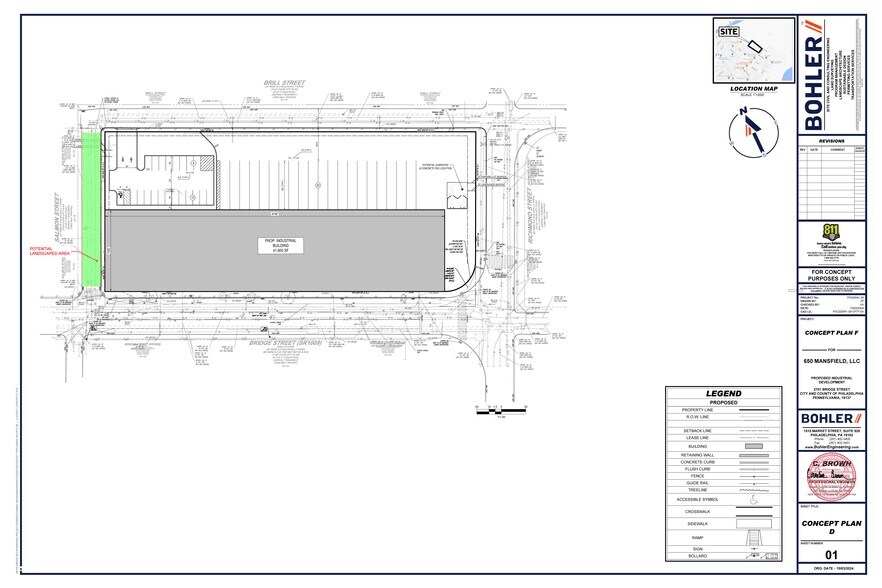 2701 Bridge St, Philadelphia, PA à vendre - Plan de site – Image 2 sur 2