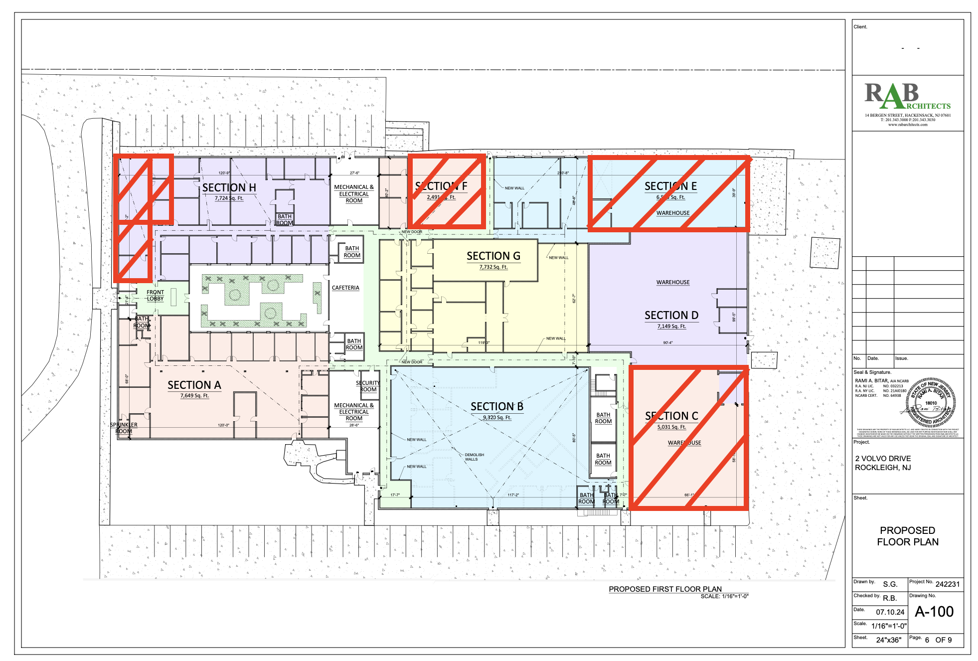 2 Volvo Dr, Rockleigh, NJ à louer Plan d’étage– Image 1 sur 1