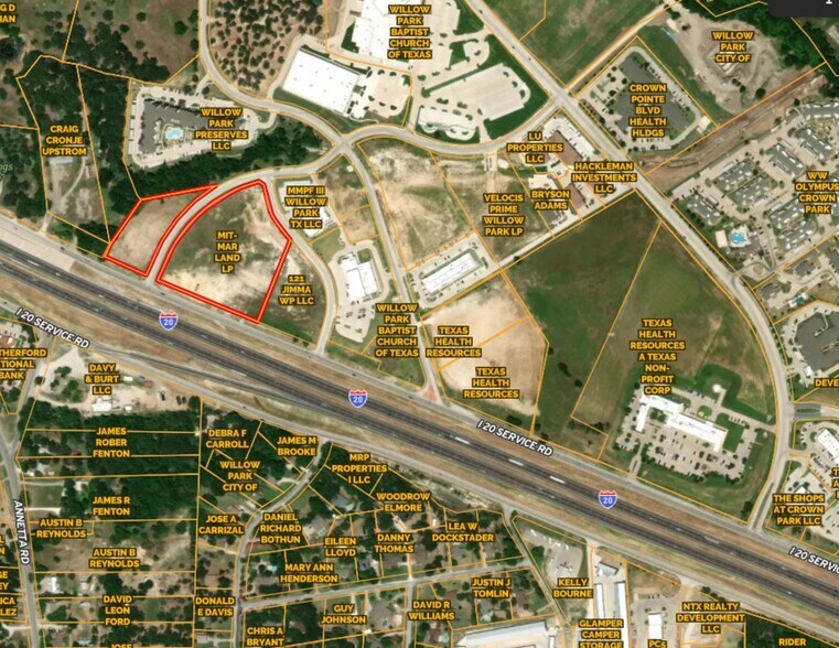 TBD JD Towles Dr, Willow Park, TX à vendre - Aérien – Image 2 sur 2