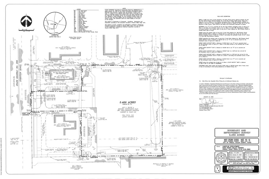 4600 Preston Rd, Frisco, TX à vendre - Plan de site – Image 2 sur 2