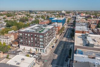 1710 N Western Ave, Chicago, IL - VUE AÉRIENNE  vue de carte