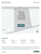 2966 E Victoria St, Compton, CA à louer Plan de site– Image 1 sur 2