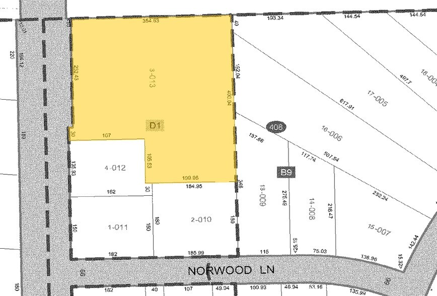Norwood Ln, Bartlett, IL à vendre - Plan cadastral – Image 2 sur 3