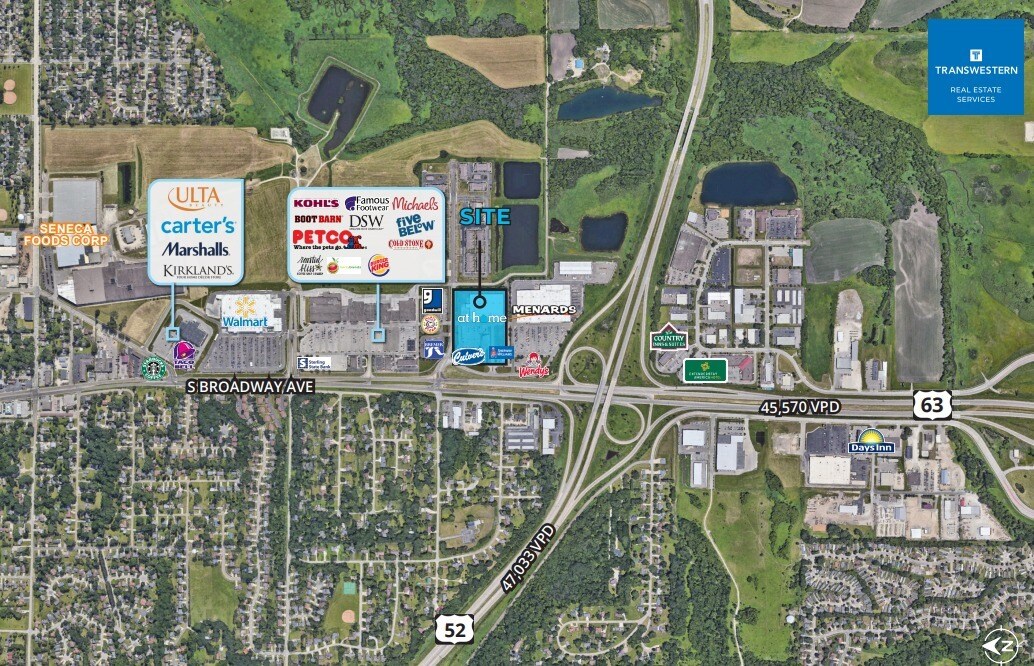 NEQ Hwy 63 + Hwy 52, Rochester, MN à louer Photo de l’immeuble– Image 1 sur 3