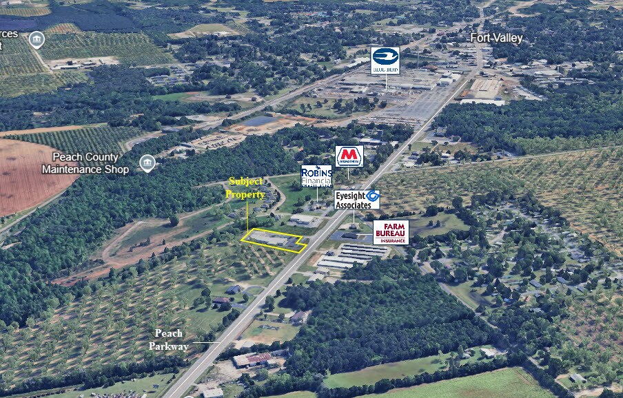 1030 Peach Pky, Fort Valley, GA à louer - Aérien – Image 3 sur 3