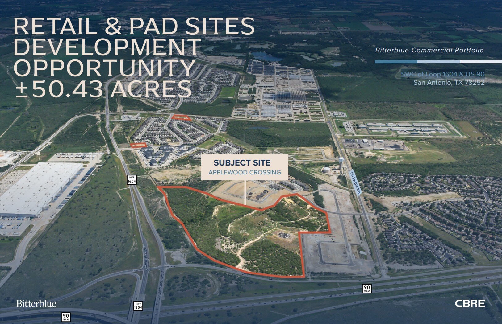 SWC of Loop 1604 & US 90, San Antonio, TX à vendre Photo de l’immeuble– Image 1 sur 6
