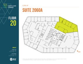 1601 5th Ave, Seattle, WA à louer Plan d’étage– Image 1 sur 2
