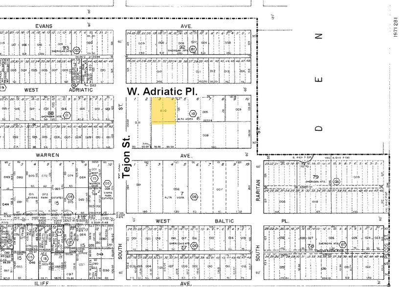 1940 W Adriatic Pl, Englewood, CO à louer - Plan cadastral – Image 3 sur 10