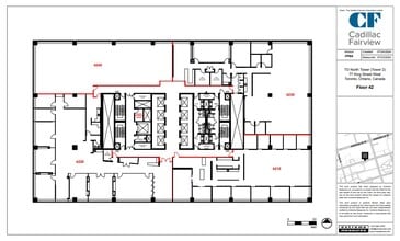 77 King St W, Toronto, ON à louer Plan d’étage– Image 1 sur 1