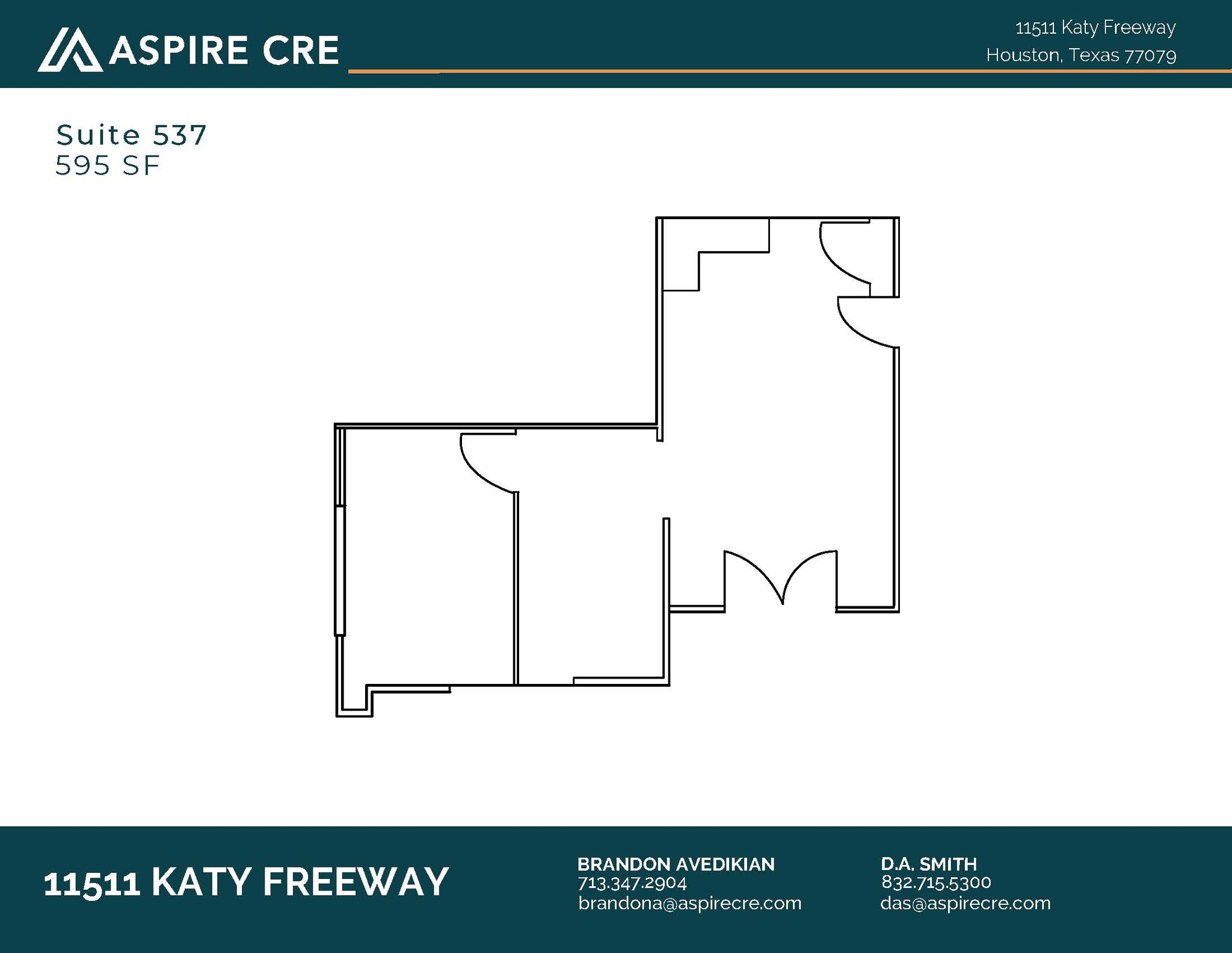 11511 Katy Fwy, Houston, TX à louer Plan d’étage– Image 1 sur 1