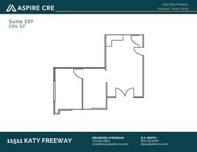 11511 Katy Fwy, Houston, TX à louer Plan d’étage– Image 1 sur 1