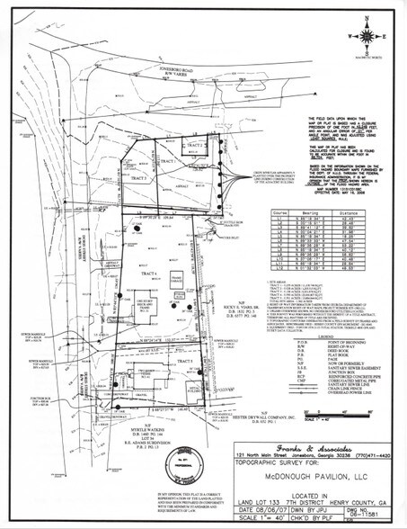 107 Jonesboro Rd, McDonough, GA à vendre - Plan cadastral – Image 1 sur 8