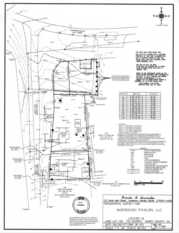 107 Jonesboro Rd, McDonough, GA à vendre Plan cadastral– Image 1 sur 9