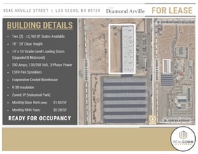 9545 Arville St, Las Vegas, NV à louer Photo de l’immeuble– Image 2 sur 5