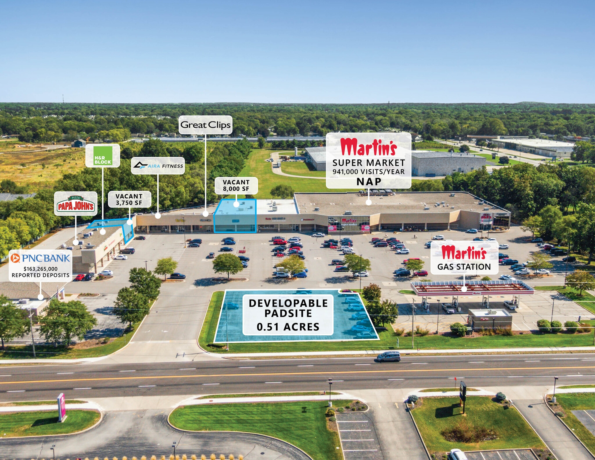 306-338 N Bittersweet Rd, Mishawaka, IN à vendre Photo principale– Image 1 sur 11