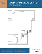 701 E Hampden Ave, Englewood, CO à louer Plan d’étage– Image 1 sur 1