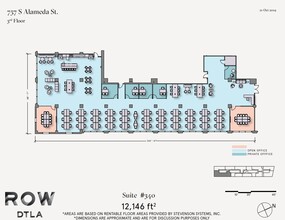 777 S Alameda St, Los Angeles, CA à louer Plan d’étage– Image 1 sur 1