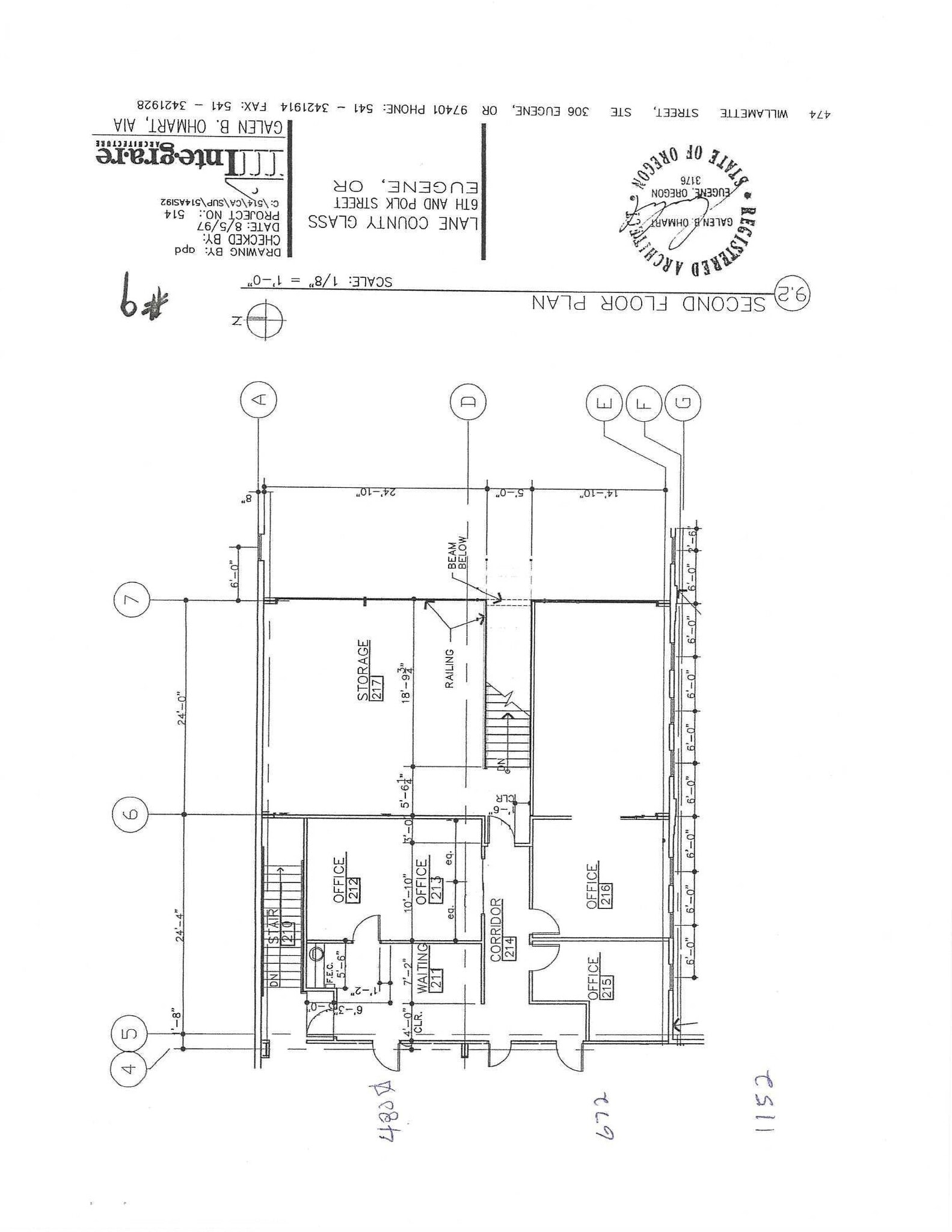 1369 W 6th Ave, Eugene, OR à louer Plan d’étage– Image 1 sur 1