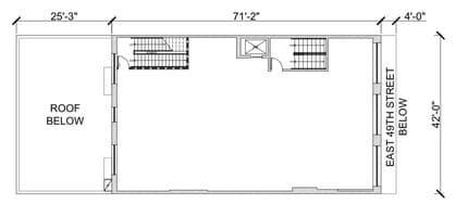216 E 49th St, New York, NY à louer Plan d’étage– Image 2 sur 2