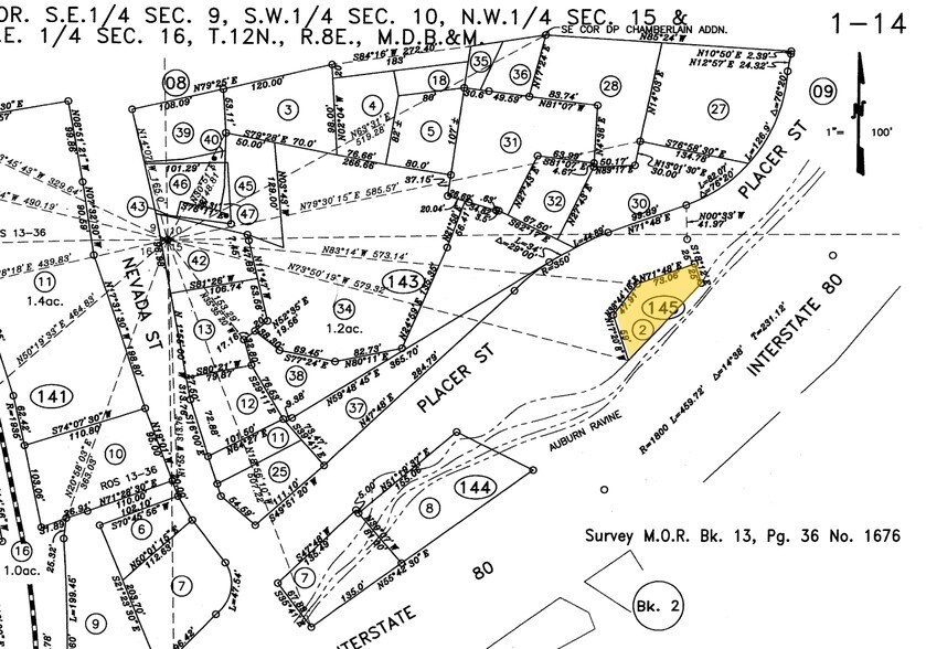 288-294 Placer St, Auburn, CA à louer - Plan cadastral – Image 2 sur 16