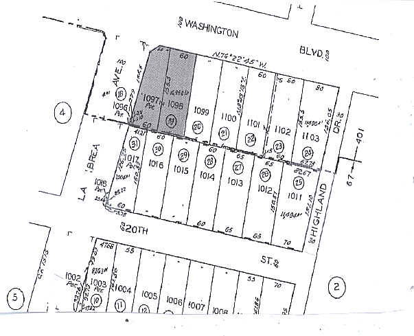 1900 S La Brea Ave, Los Angeles, CA à louer - Plan cadastral – Image 3 sur 3