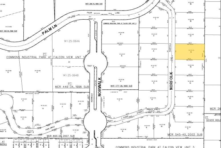 2939 N Norfolk, Mesa, AZ à vendre - Plan cadastral – Image 3 sur 3