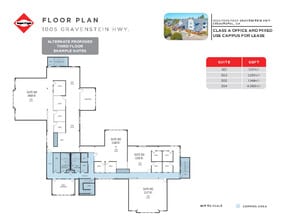 1003 Gravenstein Hwy, Sebastopol, CA à louer Plan d’étage– Image 2 sur 2