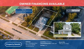 Plus de détails pour 306 S Woodland Blvd, Deland, FL - Local commercial à vendre