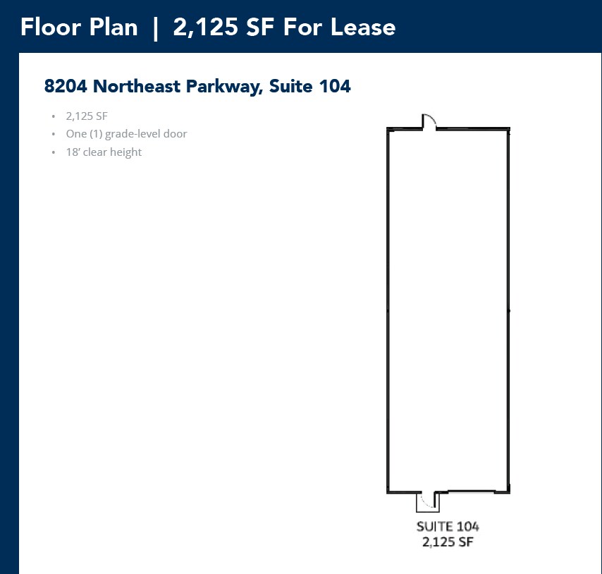 8212 Northeast Pky, North Richland Hills, TX à louer Plan d’étage– Image 1 sur 1