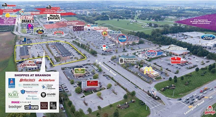 231-267 E Brannon Rd, Nicholasville, KY à louer - Aérien – Image 1 sur 4
