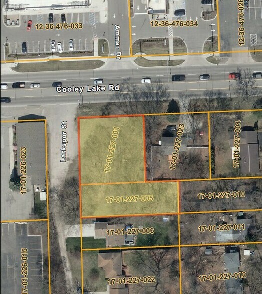 Cooley Lake Rd & Larkspur St, Commerce Township, MI à vendre - Plan cadastral – Image 2 sur 2