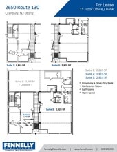 2650 Rt 130, Cranbury, NJ à louer Plan d’étage– Image 1 sur 1